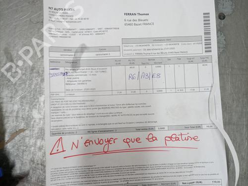 Right taillight OPEL ASTRA K (B16) 1.5 CRDI (68) | BP23761651C35 