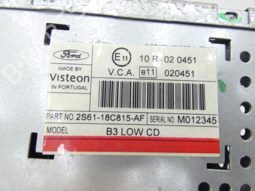 Radio FORD FIESTA V (JH_, JD_) 1.4 16V | BP23686211E6 