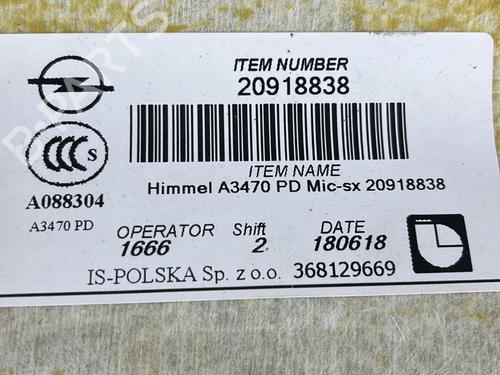 Interiør tag OPEL ZAFIRA TOURER C (P12) 1.6 CDTI (75) | BP26617791I12 - Image 4