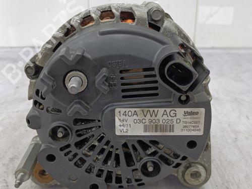 Alternator VW GOLF PLUS V (5M1, 521) 1.4 TSI | BP23703038M7 