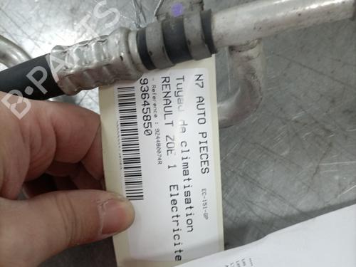 AC pipe RENAULT ZOE (BFM_) ZOE | BP24296652M126 
