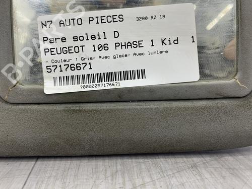 Used Right sun visor Right sun visor PEUGEOT 106 I (1A, 1C) 1.0 (50 hp) 23703881 23703881