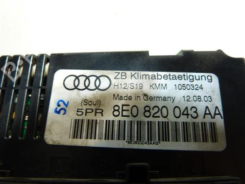 AC Styreenhet / Manøvreringsenhet AUDI A4 B6 Avant (8E5)  | BP23677794I5 