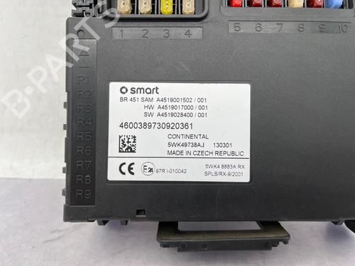 Electronic module SMART FORTWO Coupe (451) 1.0 (451.331, 451.380) | BP40457353M83 - Image 3