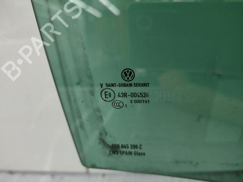 Rear right door window VW POLO V (6R1, 6C1) 1.6 TDI | BP23722622C21 