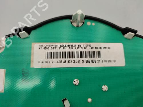Instrument cluster CITROËN C3 II (SC_) 1.4 HDi 70 (SC8HZC, SC8HR0, SC8HP4) | BP23705950C47 - Image 6