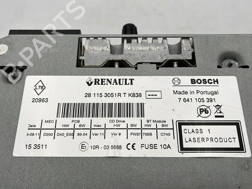 Bilradio RENAULT MEGANE III Hatchback (BZ0/1_, B3_) 1.9 dCi (BZ0N, BZ0J) | BP24517862E6 