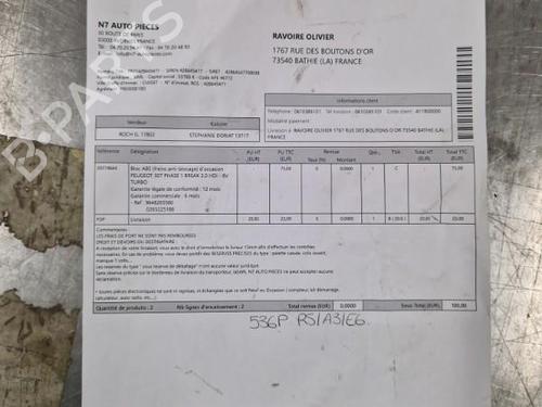 ABS pump PEUGEOT 307 Break (3E) 2.0 HDI 110 | BP23693235M43 
