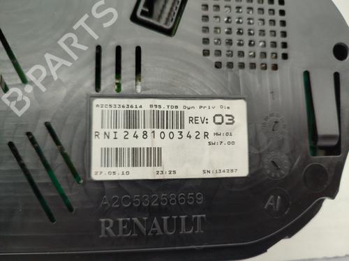 Instrument cluster RENAULT MEGANE III Hatchback (BZ0/1_, B3_) 1.5 dCi (BZ09, BZ0D, BZ1W, BZ29, BZ14) | BP23739210C47 