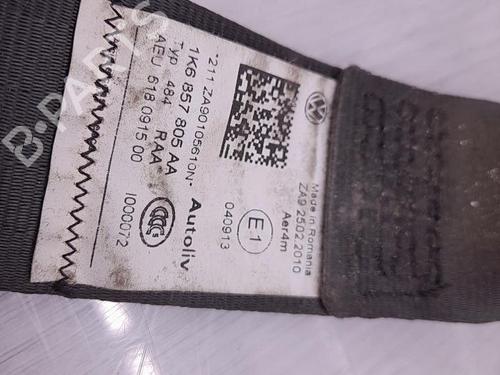 Rear left seatbelt VW GOLF VI (5K1) 1.6 TDI | BP23710055I29  - Image 8