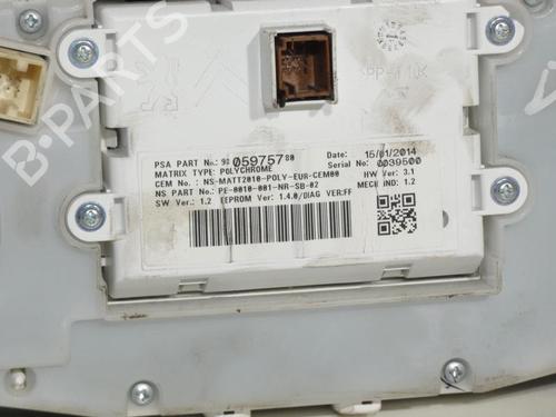 Instrument cluster PEUGEOT 208 I (CA_, CC_) 1.4 HDi | BP23698319C47 