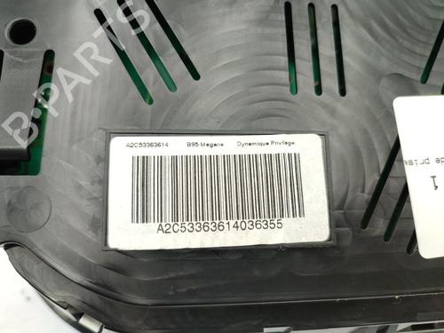 Instrument cluster RENAULT MEGANE III Hatchback (BZ0/1_, B3_) 1.5 dCi | BP23708992C47 