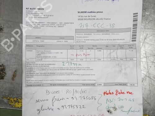 Dashboard OPEL MERIVA A MPV (X03) 1.6 16V (E75) | BP38425748C46 - Image 7