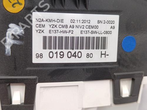 Instrument cluster PEUGEOT 208 I (CA_, CC_) 1.6 HDi | BP23729507C47 
