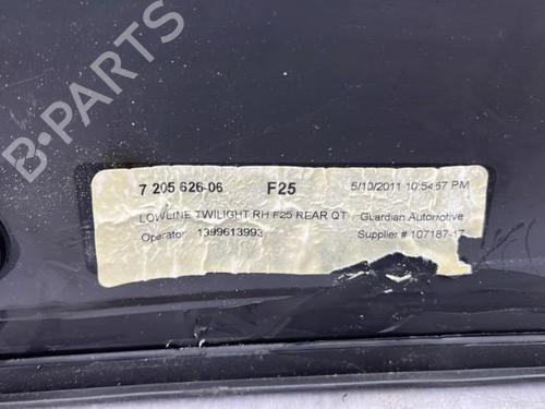 Used Rear right quarter glass Rear right quarter glass BMW X3 (F25) xDrive 30 d (258 hp) 23751820 23751820