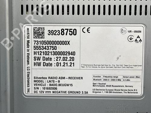 Radio OPEL ASTRA K (B16) 1.5 CRDI (68) | BP23683513E6 