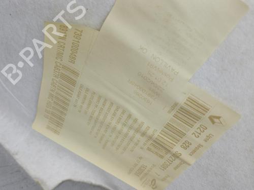 Interiør tag Interiør tag RENAULT LAGUNA III (BT0/1) 1.5 dCi (BT00, BT0A, BT0T, BT1J) (110 hp) 23718713 23718713