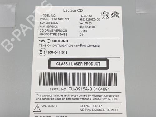 Radio PEUGEOT 208 I (CA_, CC_) 1.6 HDi / BlueHDi 75 | BP26168498E6 