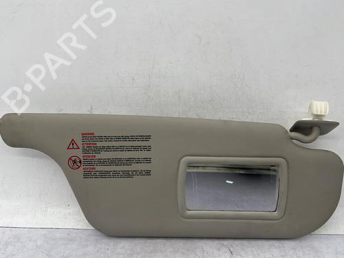 Høyre solskjerm RENAULT CLIO III (BR0/1, CR0/1) 1.2 16V (BR02, BR0J, BR11, CR02, CR0J, CR11) (75 hp) 31321461