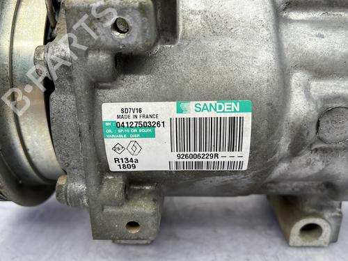 Used AC compressor AC compressor DACIA DUSTER (HS_) 1.5 dCi 4x4 (HSMC, HSMD) (110 hp) 26617765 26617765