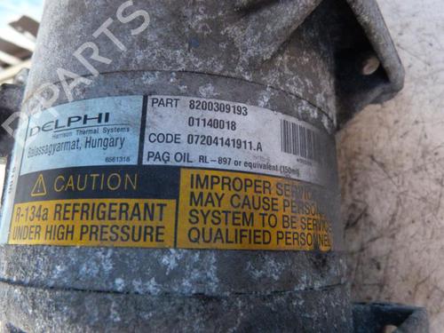 Used AC compressor AC compressor RENAULT GRAND SCÉNIC II (JM0/1_) 1.9 dCi (JM0G, JM12, JM1G, JM2C) (120 hp) 23688691 23688691