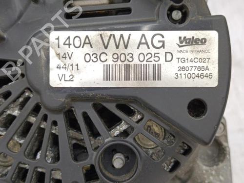 Alternator VW GOLF PLUS V (5M1, 521) 1.4 TSI | BP23703038M7 