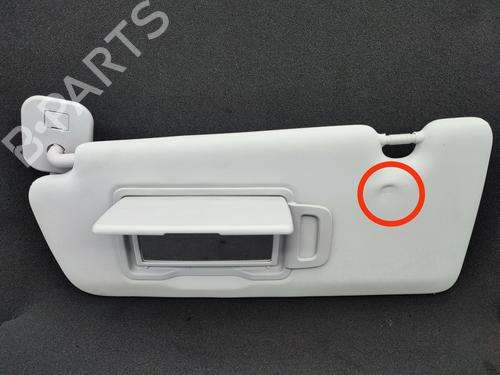 Used Left sun visor Left sun visor RENAULT MEGANE IV Hatchback (B9A/M/N_) 1.5 dCi 110 (B9A3) (110 hp) 23754092 23754092