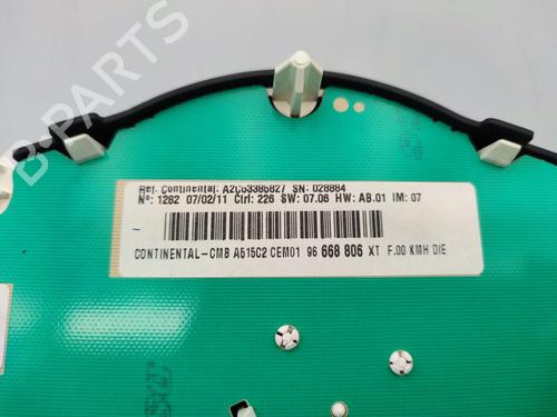 Instrument cluster CITROËN C3 II (SC_) 1.6 HDi | BP23707728C47  - Image 10