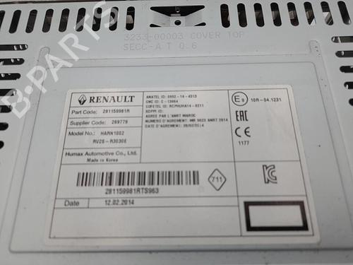 Radio RENAULT CLIO IV (BH_) 1.5 dCi 90 | BP23706339E6 