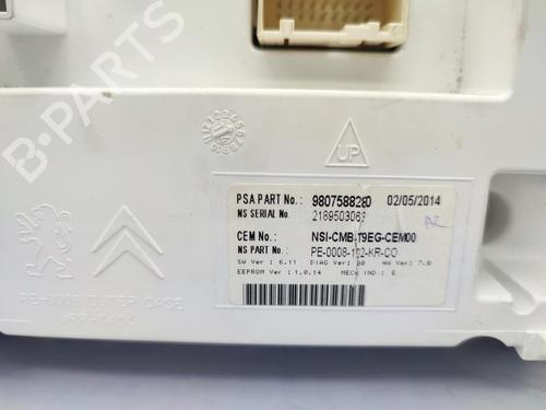 Instrument cluster PEUGEOT 308 II (LB_, LP_, LW_, LH_, L3_) 1.6 HDi | BP23712543C47 