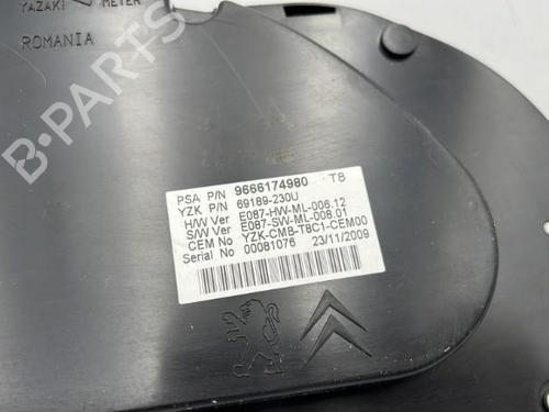 Instrument cluster PEUGEOT 5008 (0U_, 0E_) 1.6 HDi | BP23721856C47 