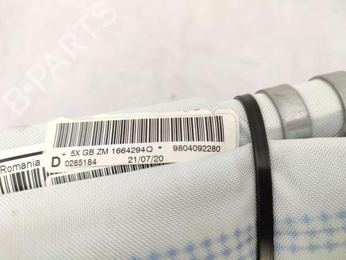 Right curtain airbag PEUGEOT 208 I (CA_, CC_) 1.5 BlueHDI 100 | BP23721372C12