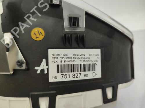 Instrument cluster PEUGEOT 208 I (CA_, CC_) 1.6 HDi | BP23718740C47 