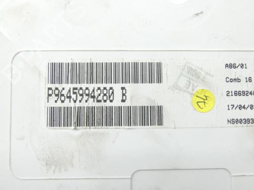 Instrument cluster CITROËN C3 I (FC_, FN_) 1.6 16V | BP23699834C47 
