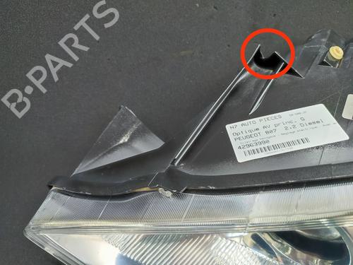 Left headlight PEUGEOT 807 (EB_) 2.2 HDi | BP23670444C28 - Image 14
