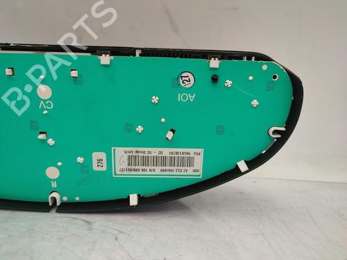 Used Instrument cluster Instrument cluster PEUGEOT 407 (6D_) 2.0 HDi 135 (6DRHRH, 6DRHRE, 6DRHRG, 6DRHRJ) (136 hp) 28386204 28386204