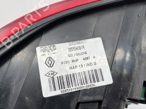 Used Left taillight Left taillight RENAULT CLIO IV (BH_) 0.9 TCe 90 (BHNF, BHMA, BHMH, BHJK, BHJR) (90 hp) 23758821 23758821