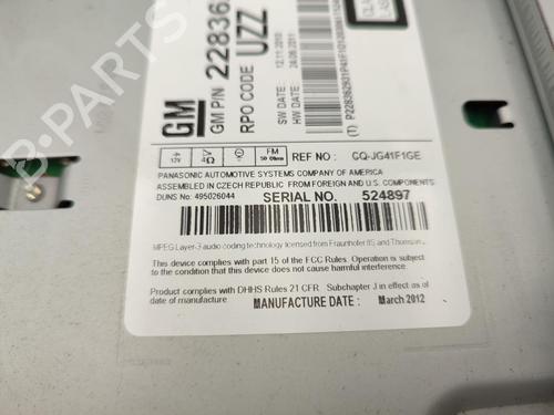 Radio OPEL ASTRA J (P10) 1.7 CDTI (68) | BP23742414E6 