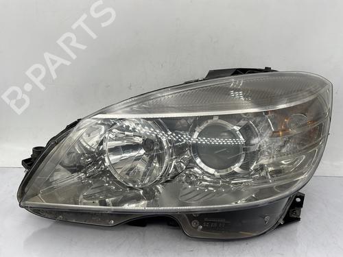 Used Left headlight MERCEDES-BENZ C-CLASS (W204) C 220 CDI (204.002) (170 hp) 30125624