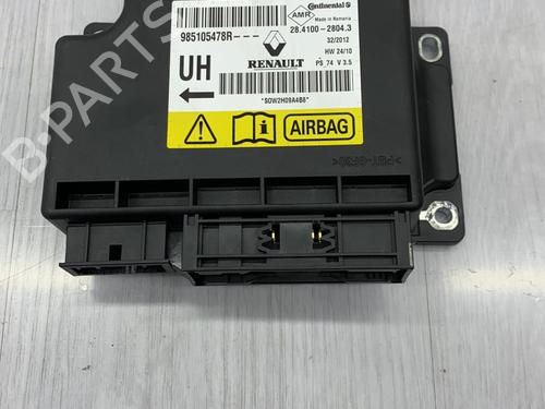 Kollisjonspute styreenhet RENAULT MEGANE III Hatchback (BZ0/1_, B3_) 1.6 dCi (BZ00, BZ12, BZ13) (130 hp) 23699862