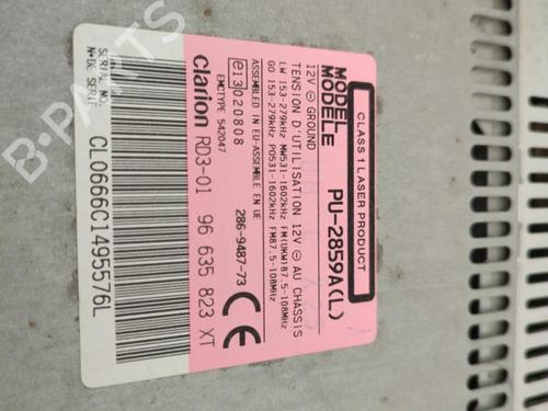 Radio PEUGEOT 206+ (2L_, 2M_) 1.4 HDi eco 70 | BP23720386E6 
