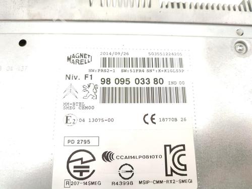 Radio PEUGEOT 2008 I (CU_) 1.6 HDi | BP23719802E6 
