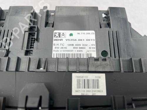 Used Climate control Climate control CITROËN C5 III (RD_) 2.0 HDi 165 (RDRHHA, RDRHH8) (163 hp) 40457345 40457345