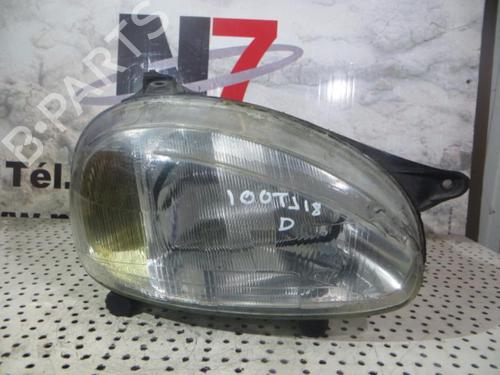 Used Right headlight OPEL CORSA B (S93) 1.2 i (F08, F68, M68) (45 hp) 23663545