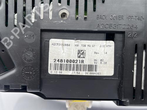 Used Instrument cluster Instrument cluster RENAULT LAGUNA Coupe (DT0/1) 2.0 dCi (DT01, DT08, DT09, DT0K, DT12, DT1C, DT1D, DT1M,... (150 hp) 23759164 23759164