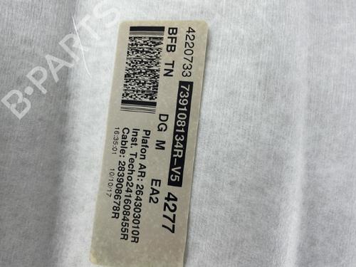 Interior roof RENAULT MEGANE IV Hatchback (B9A/M/N_) 1.5 dCi 110 (B9A3) | BP23754088I12  - Image 5