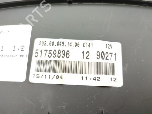 Instrument cluster FIAT PANDA (169_) 1.2 (169.AXB11, 169.AXB1A) | BP23713039C47 - Image 10
