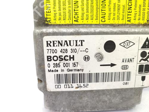 Used ECU airbags ECU airbags RENAULT CLIO II (BB_, CB_) 1.4 (B/CB0C, B/CB0S) (75 hp) 23739980 23739980