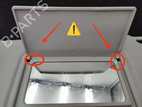 Left sun visor RENAULT CLIO IV (BH_) 1.5 dCi 90 | BP23740919I1 - Image 2