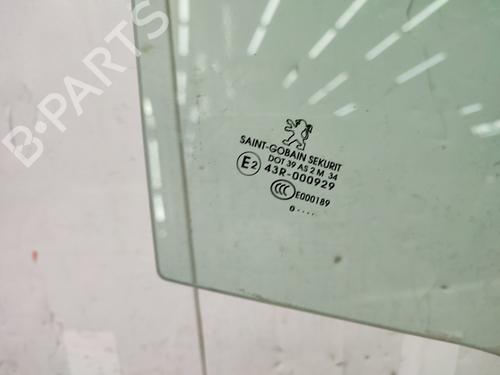 Front right door window PEUGEOT 3008 I MPV (0U_) 1.6 HDi | BP27339829C19 